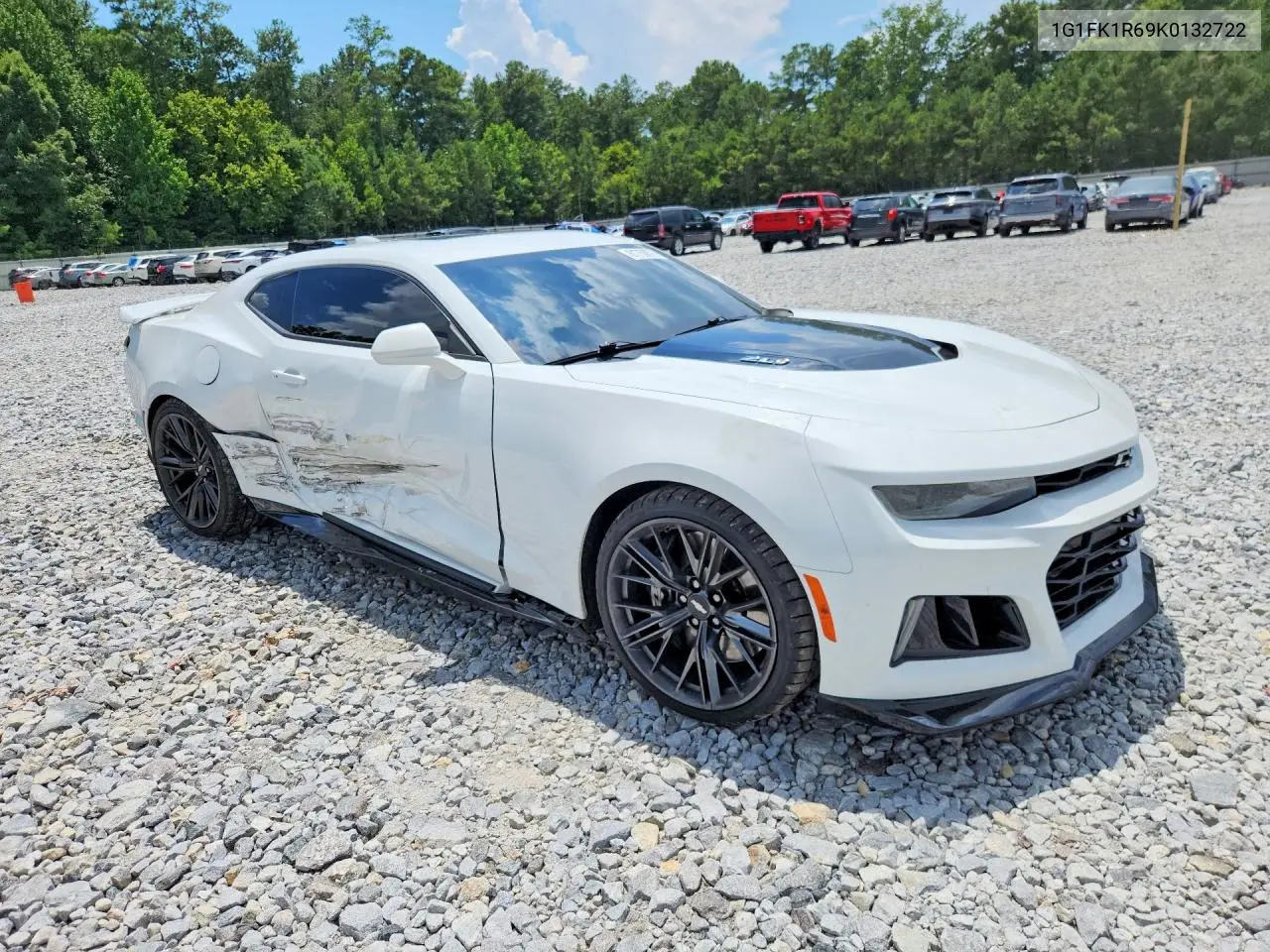2019 Chevrolet Camaro Zl1 VIN: 1G1FK1R69K0132722 Lot: 61750876