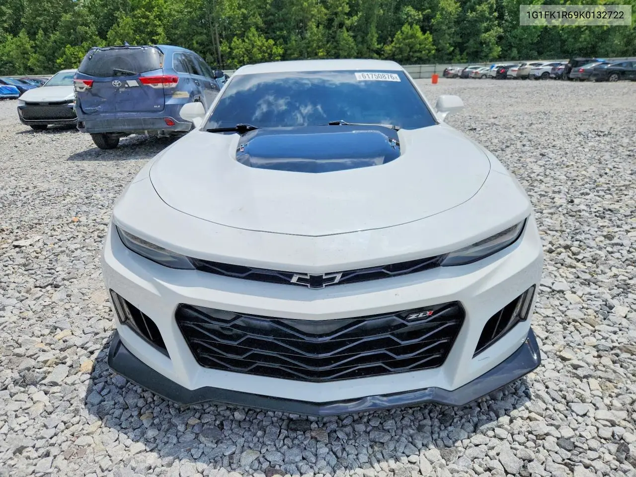 2019 Chevrolet Camaro Zl1 VIN: 1G1FK1R69K0132722 Lot: 61750876