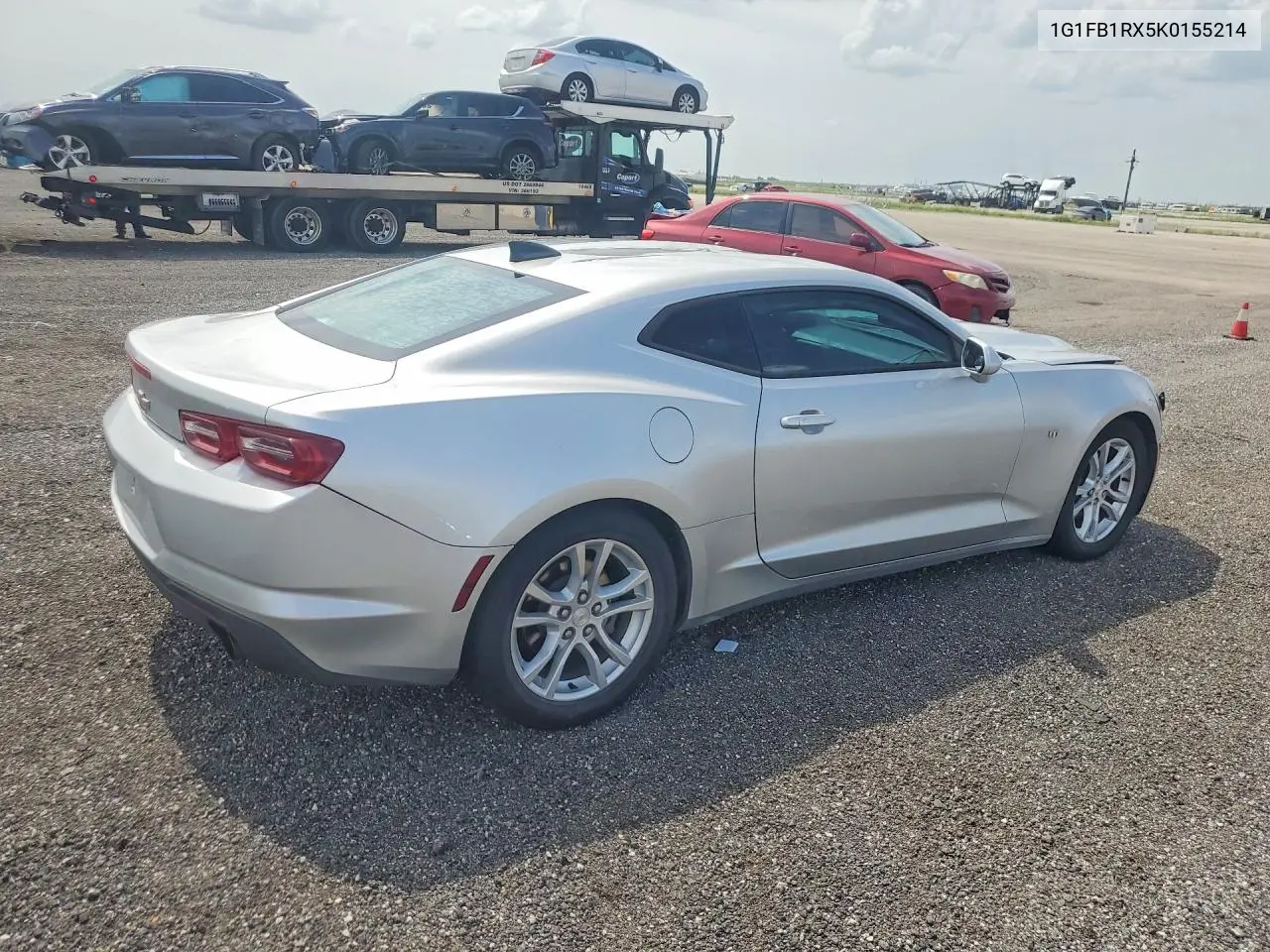 2019 Chevrolet Camaro Ls VIN: 1G1FB1RX5K0155214 Lot: 61764366