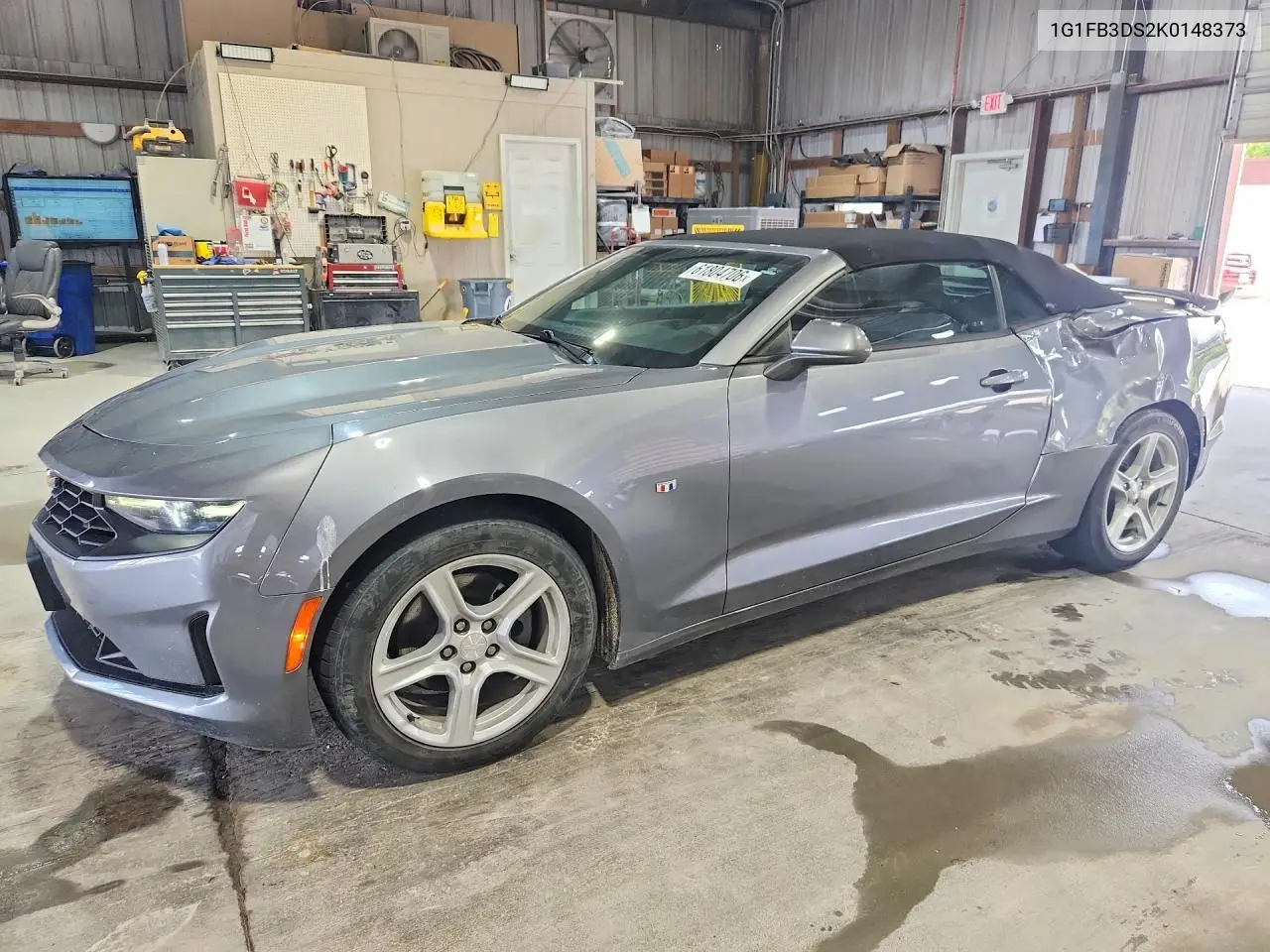 2019 Chevrolet Camaro Ls VIN: 1G1FB3DS2K0148373 Lot: 61804706