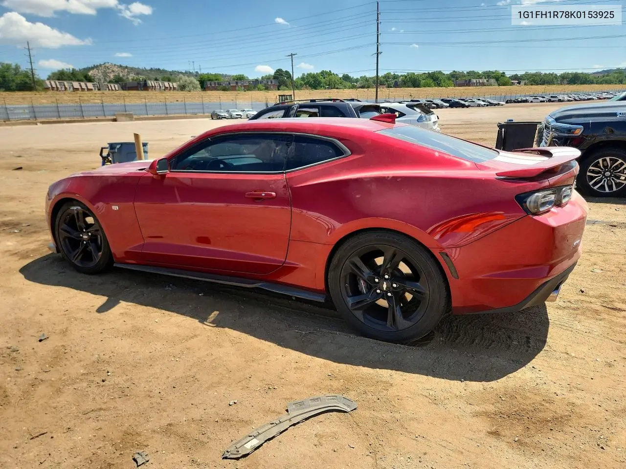 2019 Chevrolet Camaro Ss VIN: 1G1FH1R78K0153925 Lot: 61958246