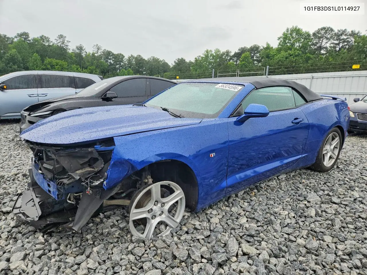 2020 Chevrolet Camaro Ls VIN: 1G1FB3DS1L0114927 Lot: 56324596