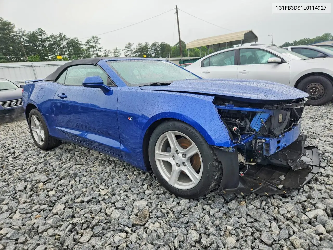 2020 Chevrolet Camaro Ls VIN: 1G1FB3DS1L0114927 Lot: 56324596