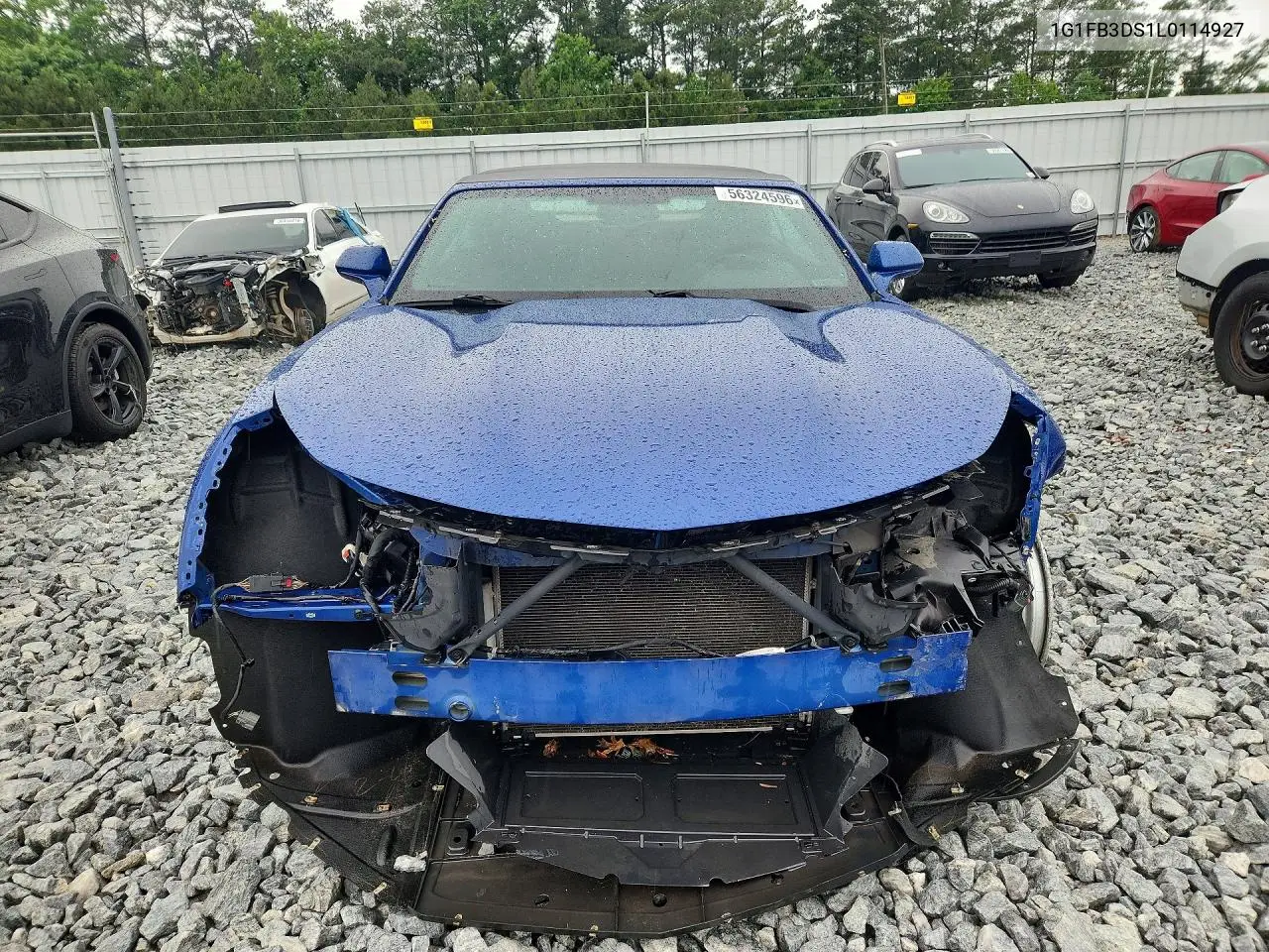2020 Chevrolet Camaro Ls VIN: 1G1FB3DS1L0114927 Lot: 56324596