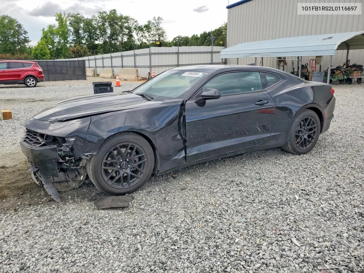 2020 Chevrolet Camaro Ls VIN: 1G1FB1RS2L0116697 Lot: 57866886
