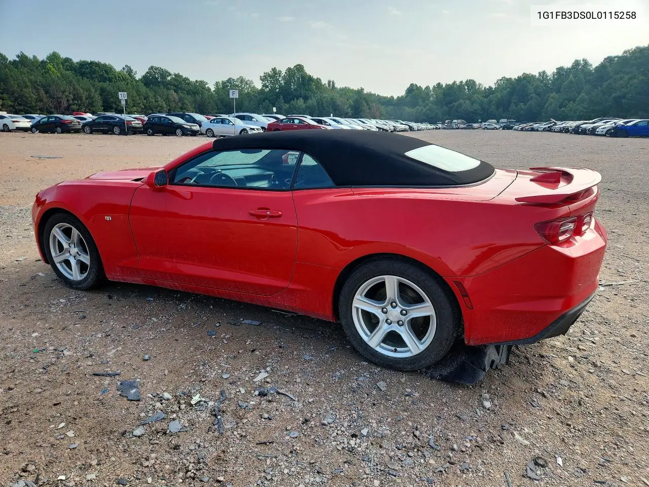2020 Chevrolet Camaro Ls VIN: 1G1FB3DS0L0115258 Lot: 61365356