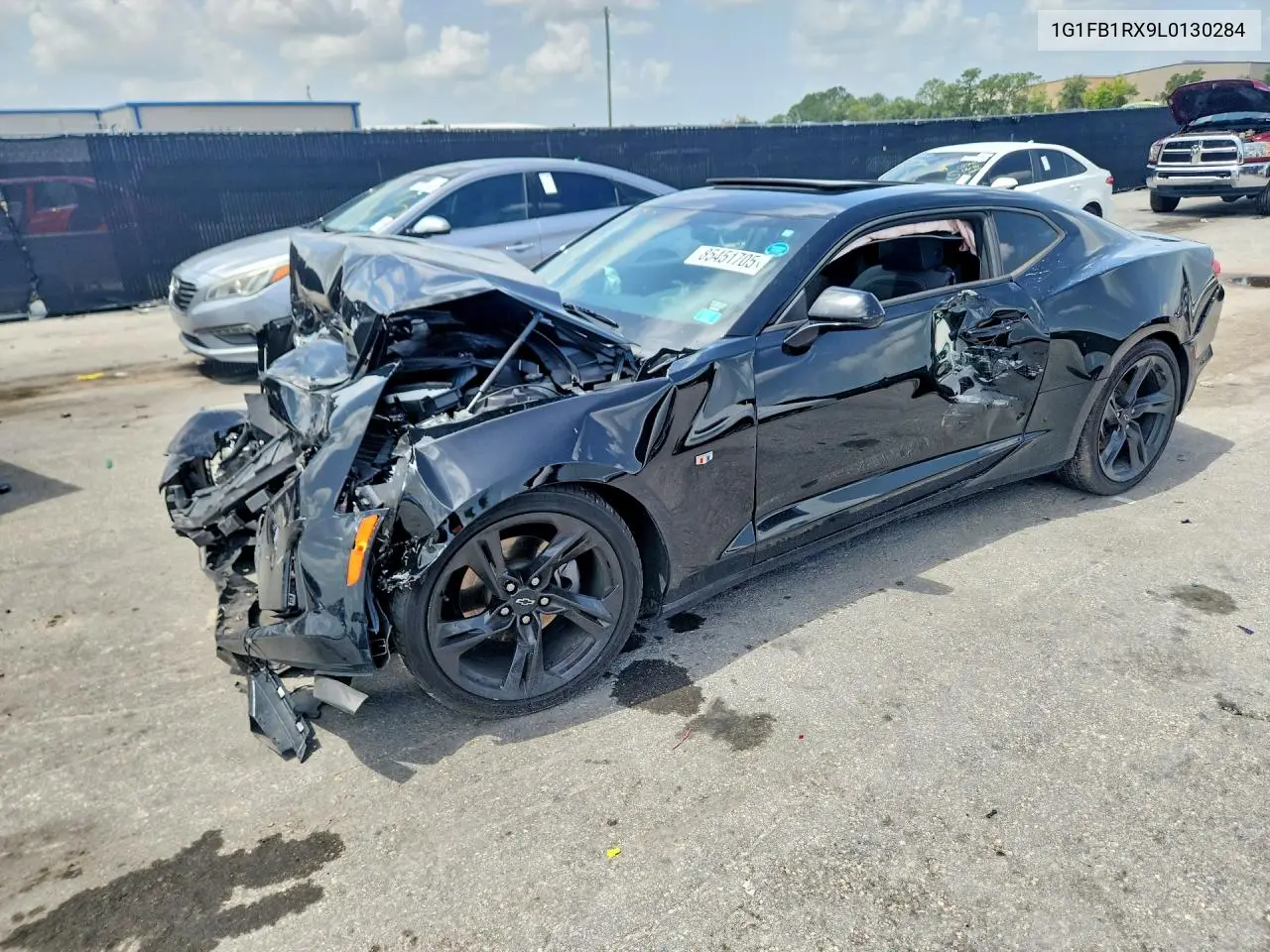 2020 Chevrolet Camaro Ls VIN: 1G1FB1RX9L0130284 Lot: 85451705