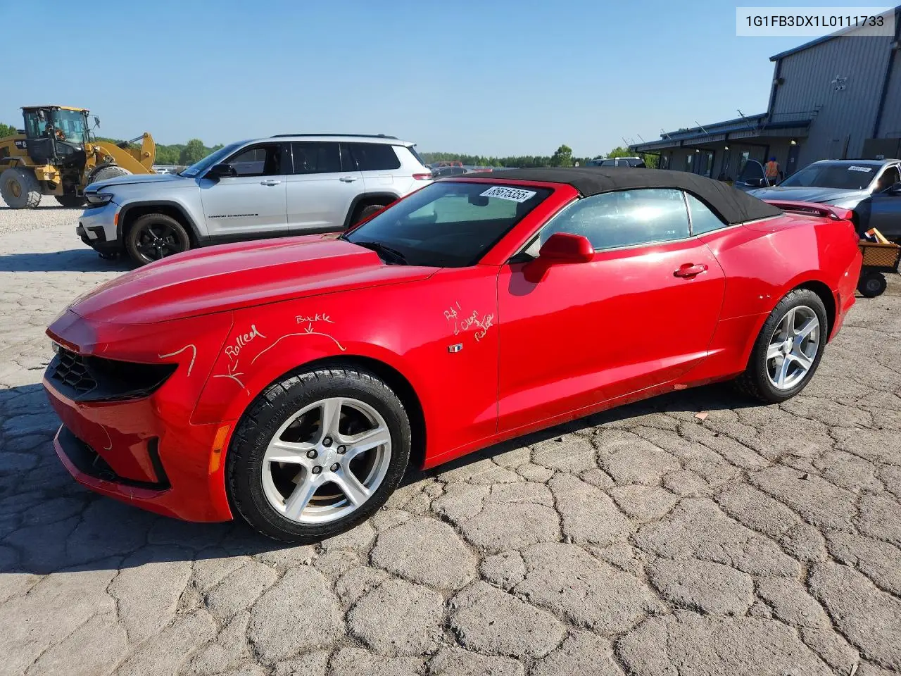 2020 Chevrolet Camaro Ls VIN: 1G1FB3DX1L0111733 Lot: 85615355