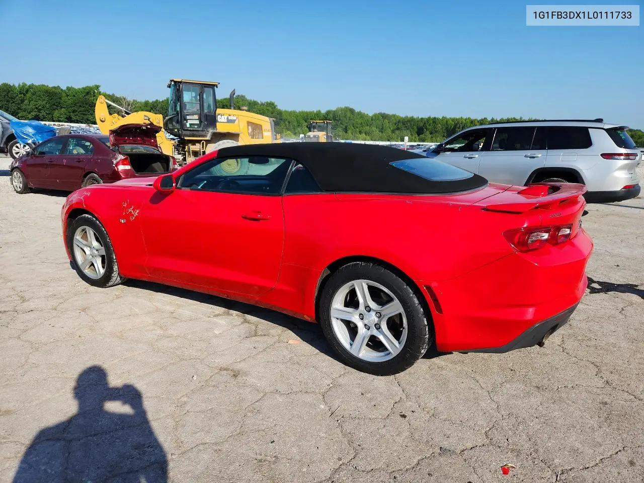 2020 Chevrolet Camaro Ls VIN: 1G1FB3DX1L0111733 Lot: 85615355