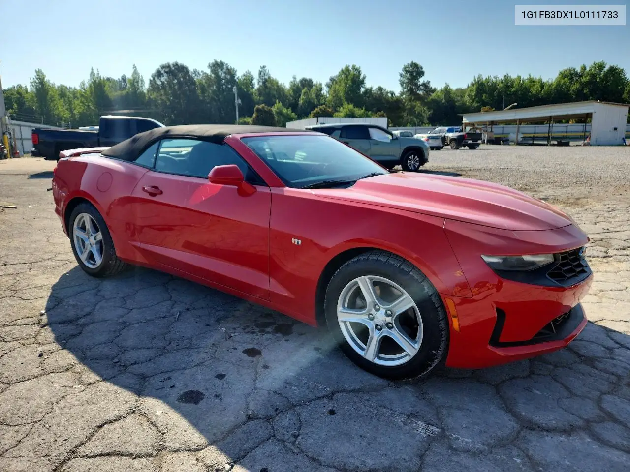 2020 Chevrolet Camaro Ls VIN: 1G1FB3DX1L0111733 Lot: 85615355