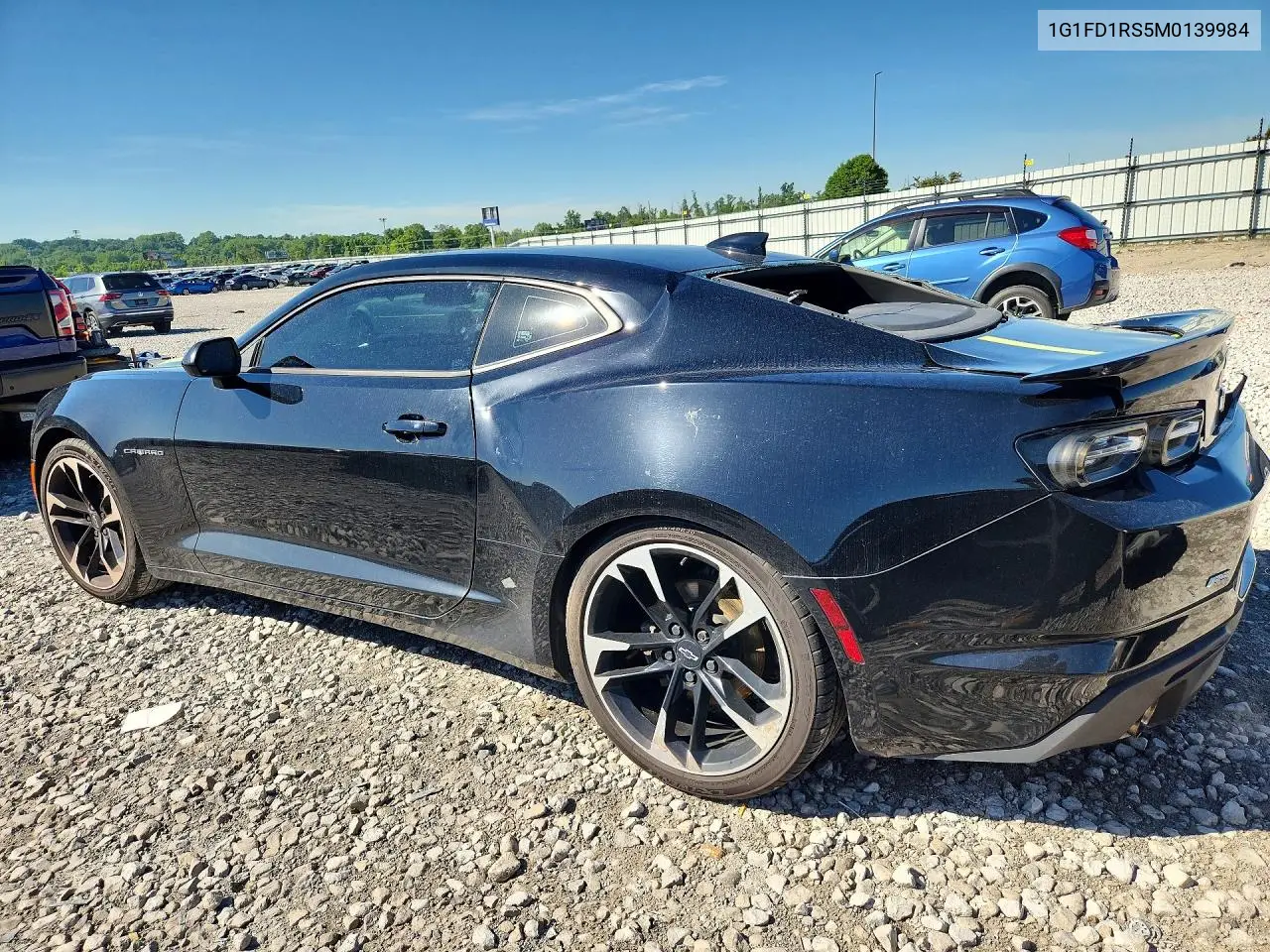2021 Chevrolet Camaro Lt VIN: 1G1FD1RS5M0139984 Lot: 58027526