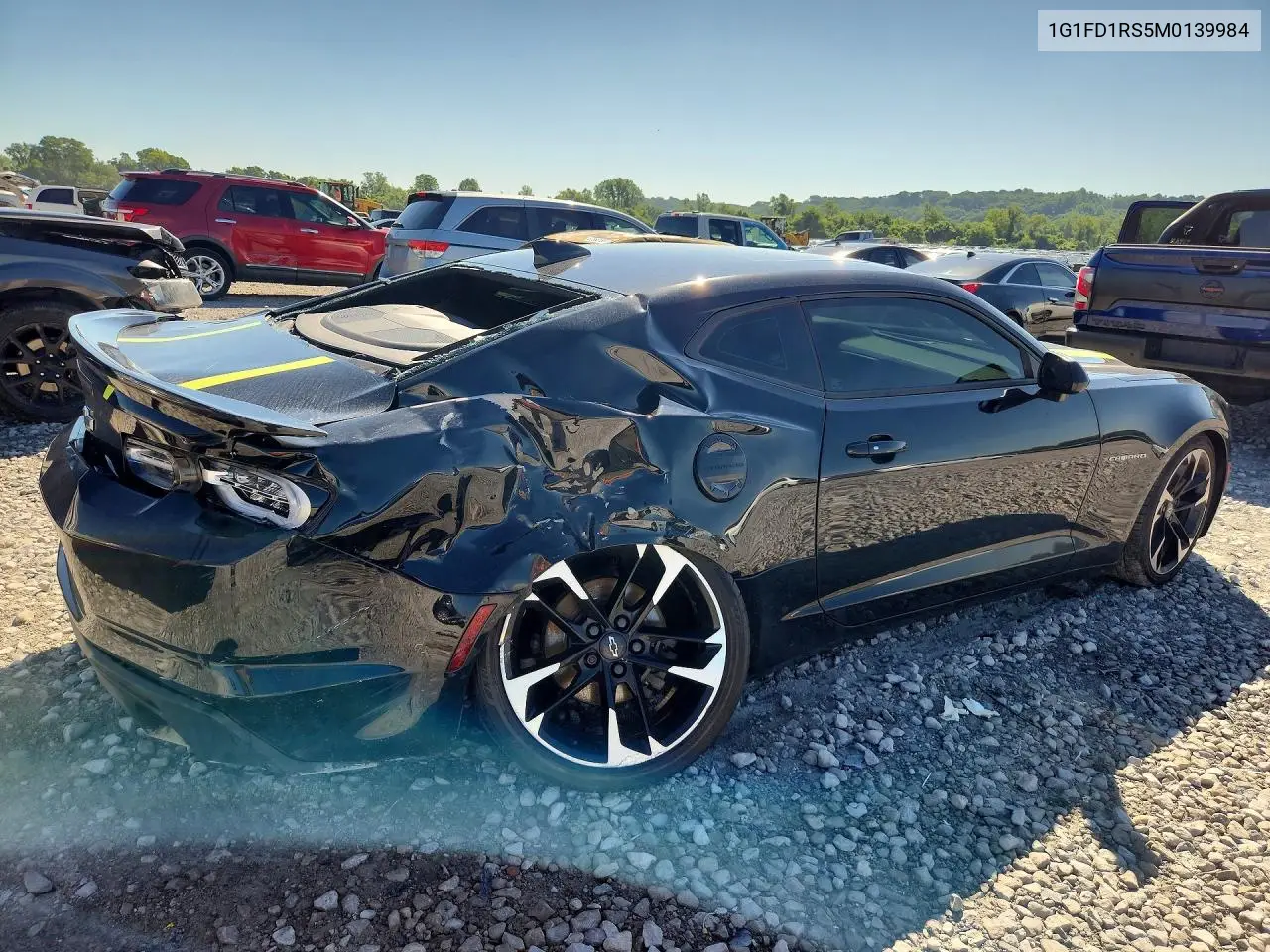 2021 Chevrolet Camaro Lt VIN: 1G1FD1RS5M0139984 Lot: 58027526