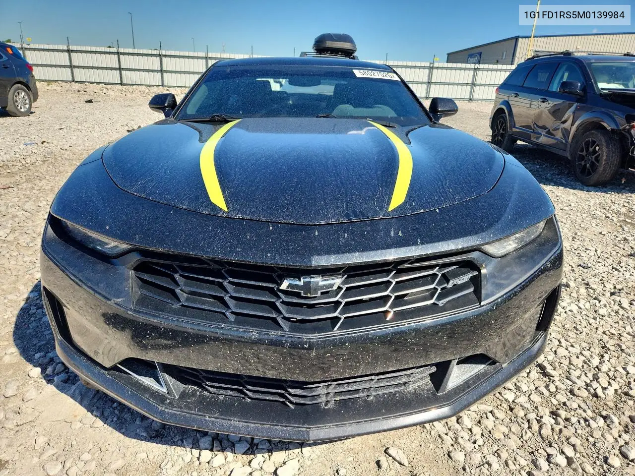 2021 Chevrolet Camaro Lt VIN: 1G1FD1RS5M0139984 Lot: 58027526