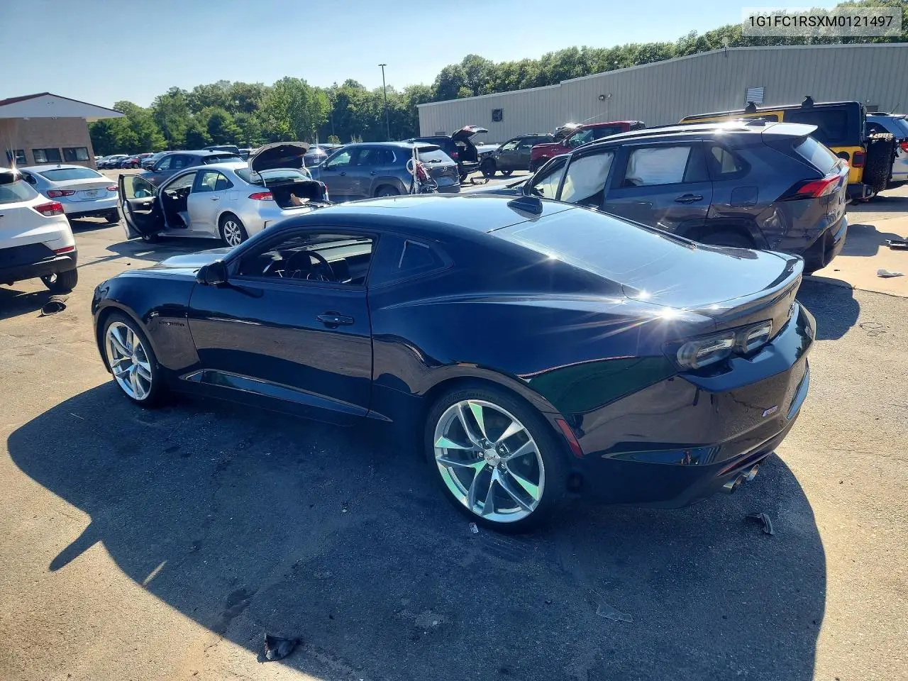 2021 Chevrolet Camaro Lt VIN: 1G1FC1RSXM0121497 Lot: 61613236