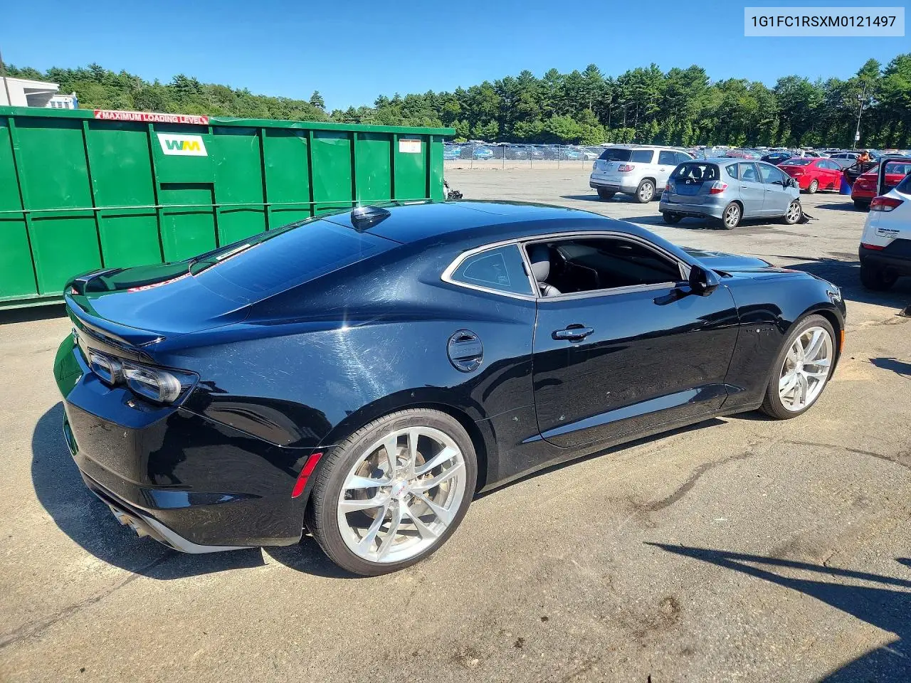 2021 Chevrolet Camaro Lt VIN: 1G1FC1RSXM0121497 Lot: 61613236
