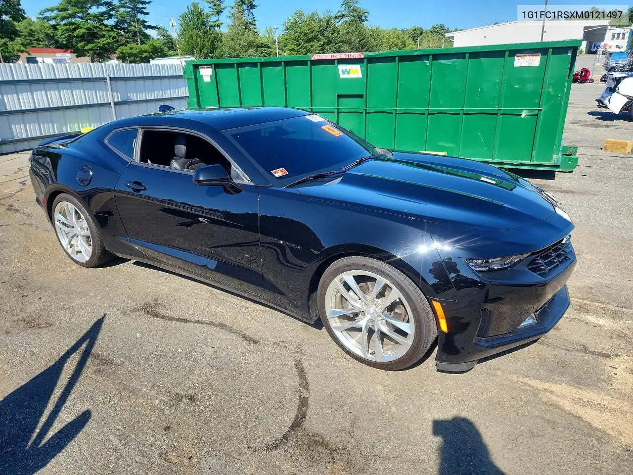 2021 Chevrolet Camaro Lt VIN: 1G1FC1RSXM0121497 Lot: 61613236