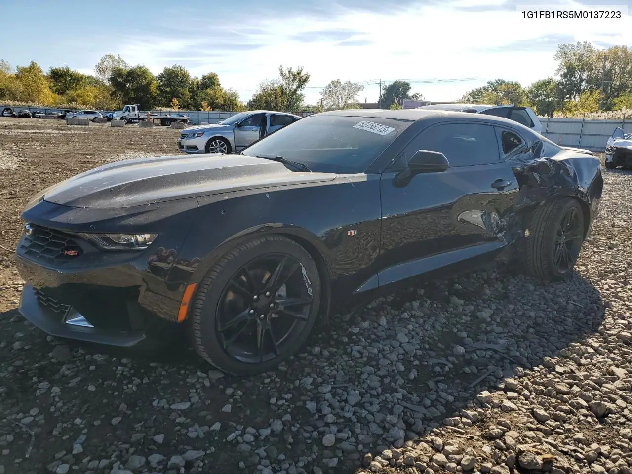 1G1FB1RS5M0137223 2021 Chevrolet Camaro Ls