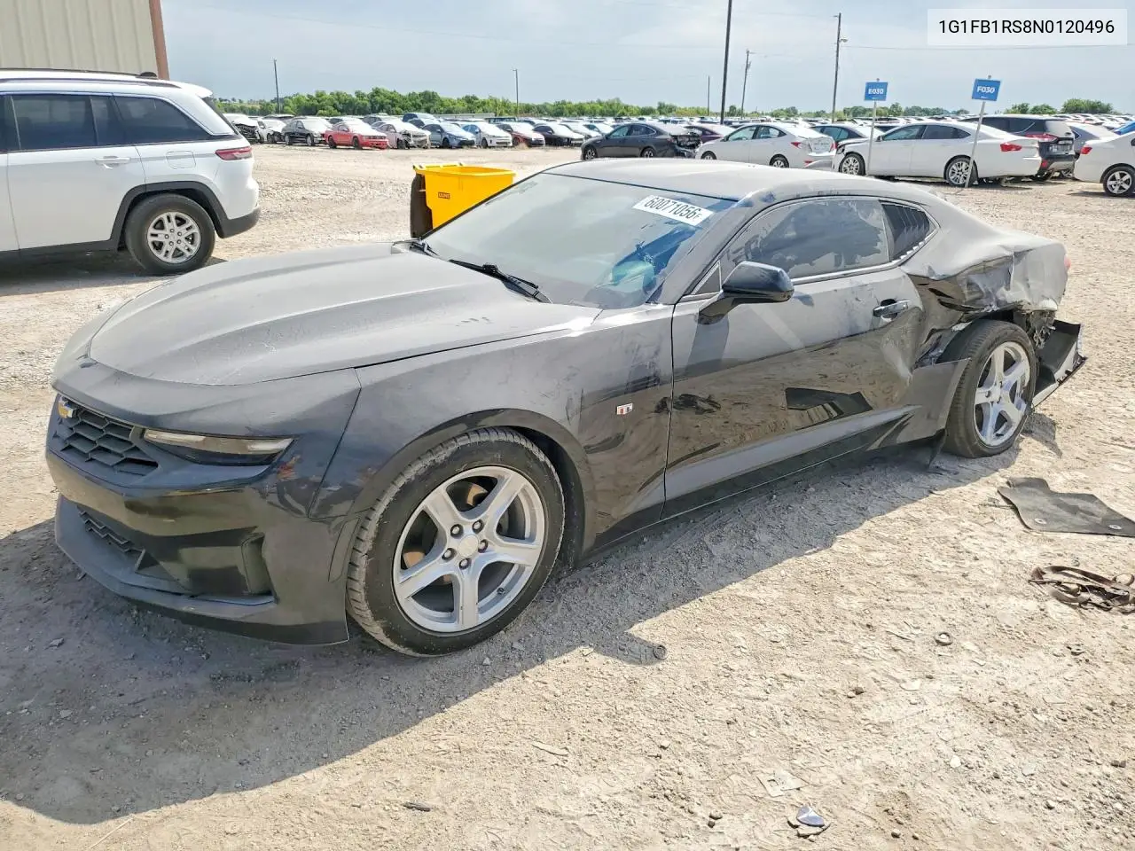 2022 Chevrolet Camaro Ls VIN: 1G1FB1RS8N0120496 Lot: 60071056