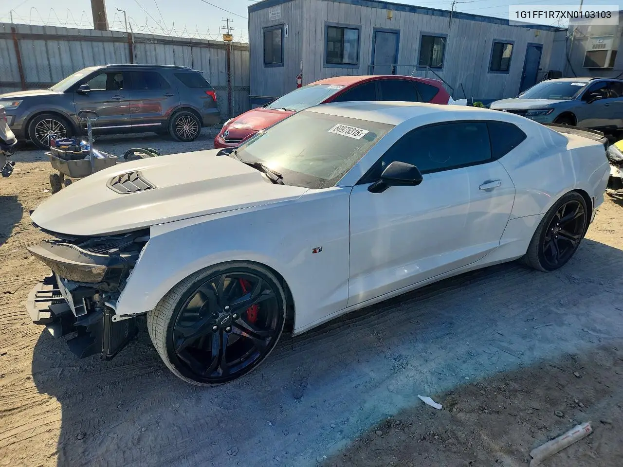 2022 Chevrolet Camaro Lt1/Ss VIN: 1G1FF1R7XN0103103 Lot: 60975316