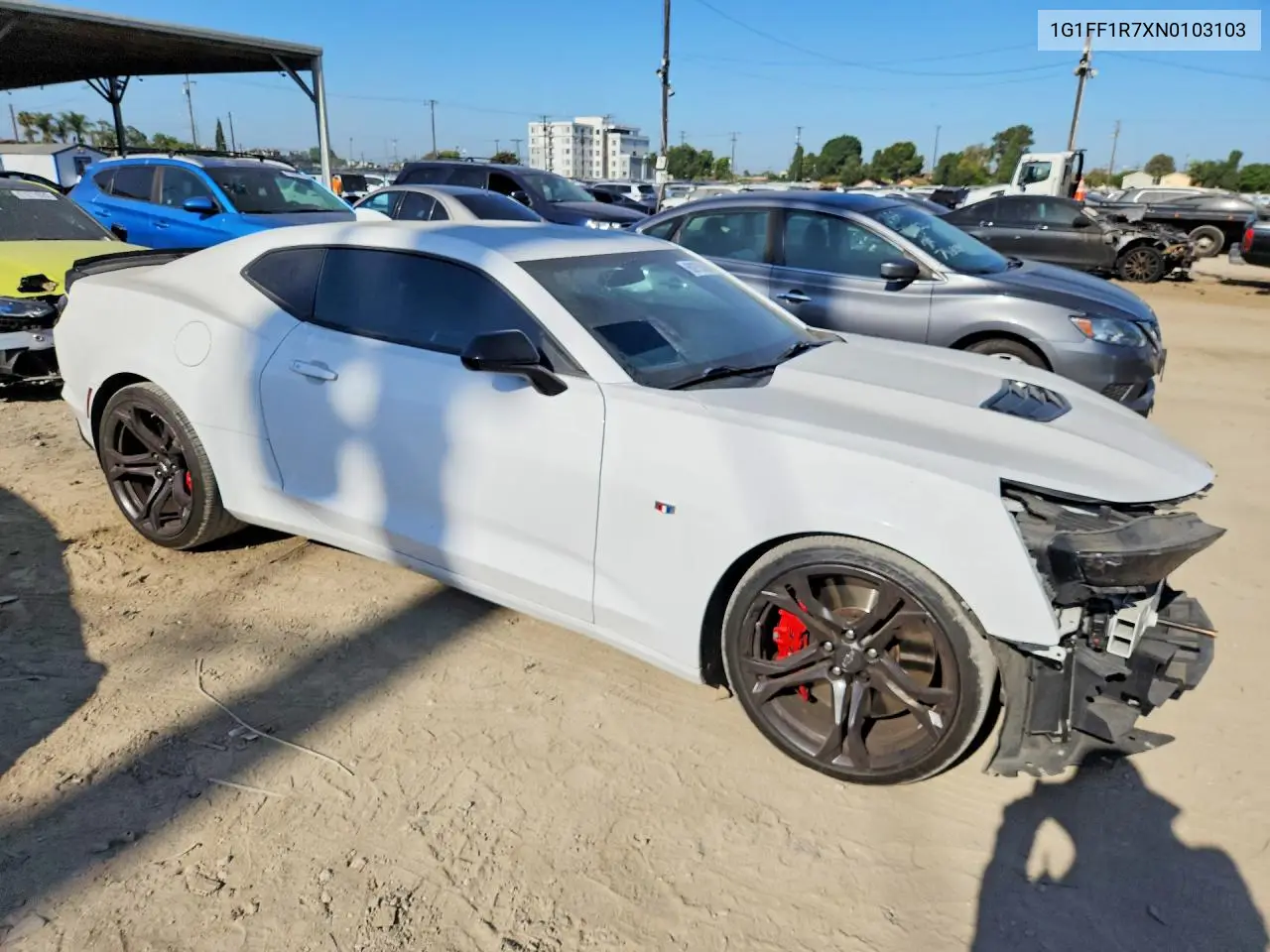 2022 Chevrolet Camaro Lt1/Ss VIN: 1G1FF1R7XN0103103 Lot: 60975316