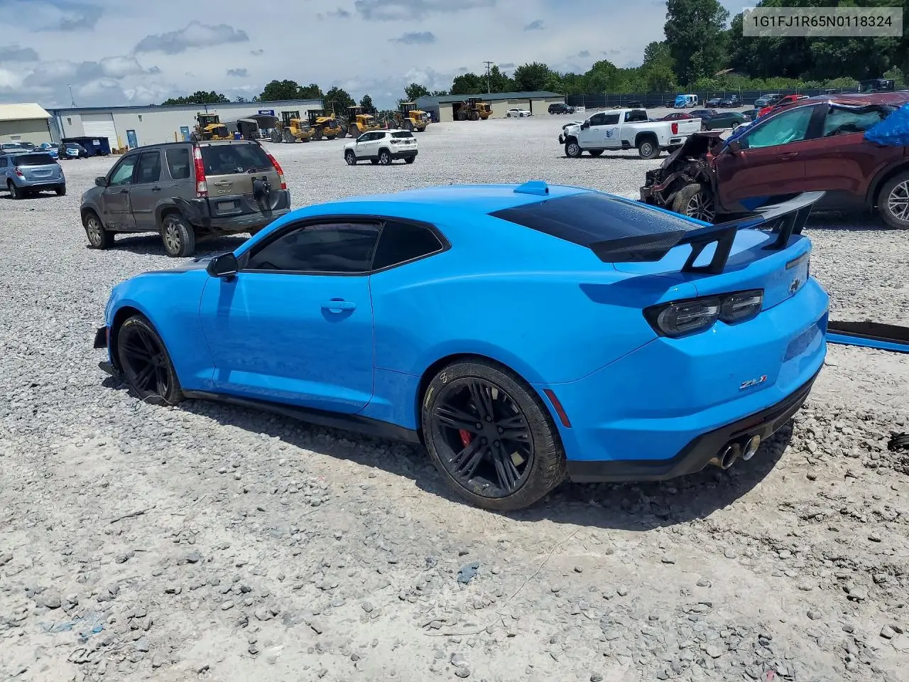 2022 Chevrolet Camaro Zl1 VIN: 1G1FJ1R65N0118324 Lot: 62007876