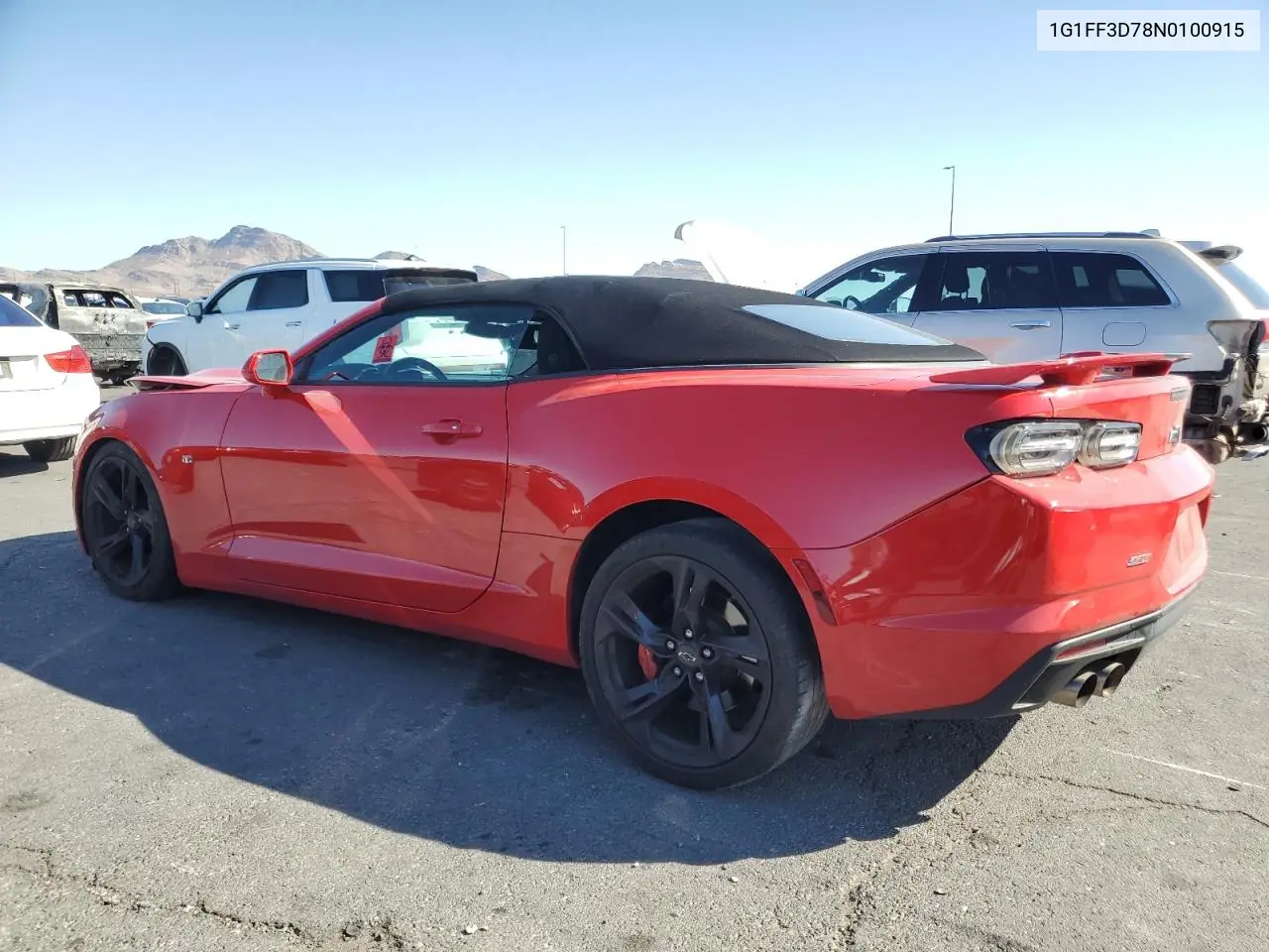 2022 Chevrolet Camaro Lt1 VIN: 1G1FF3D78N0100915 Lot: 80916345