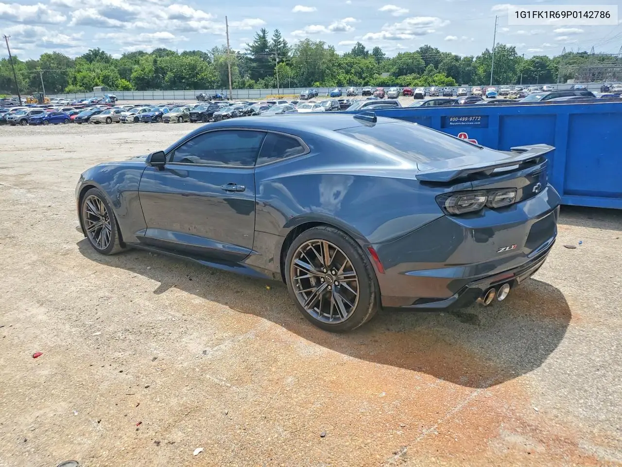 2023 Chevrolet Camaro Zl1 VIN: 1G1FK1R69P0142786 Lot: 58108326