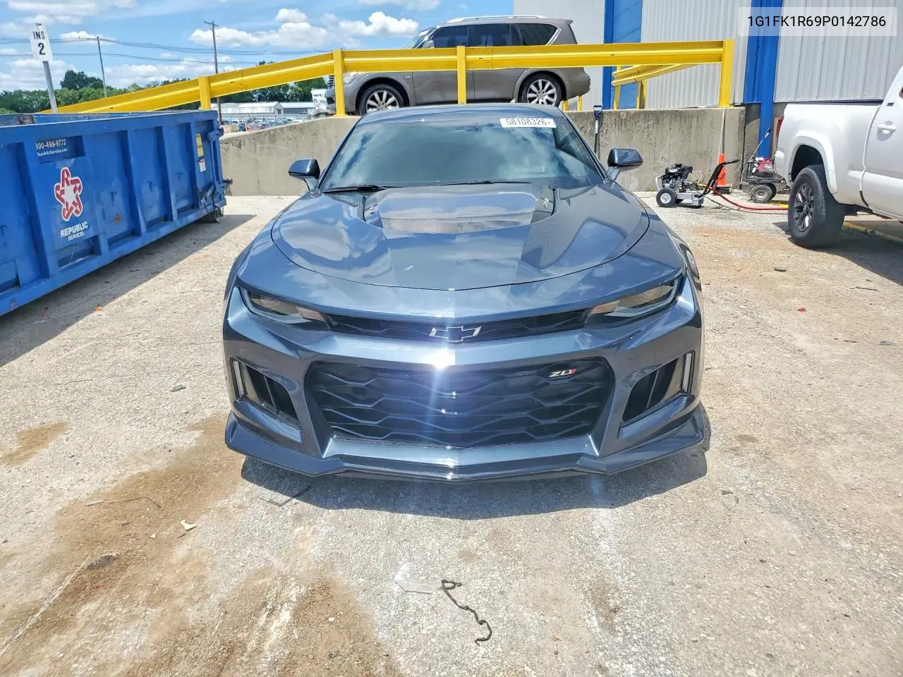 2023 Chevrolet Camaro Zl1 VIN: 1G1FK1R69P0142786 Lot: 58108326
