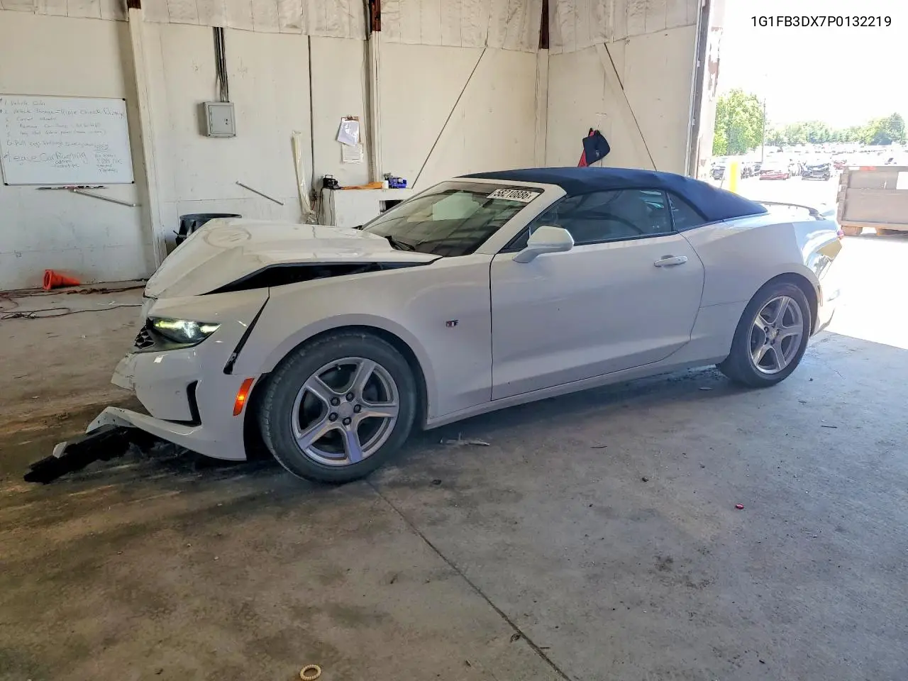 2023 Chevrolet Camaro Ls VIN: 1G1FB3DX7P0132219 Lot: 58210886