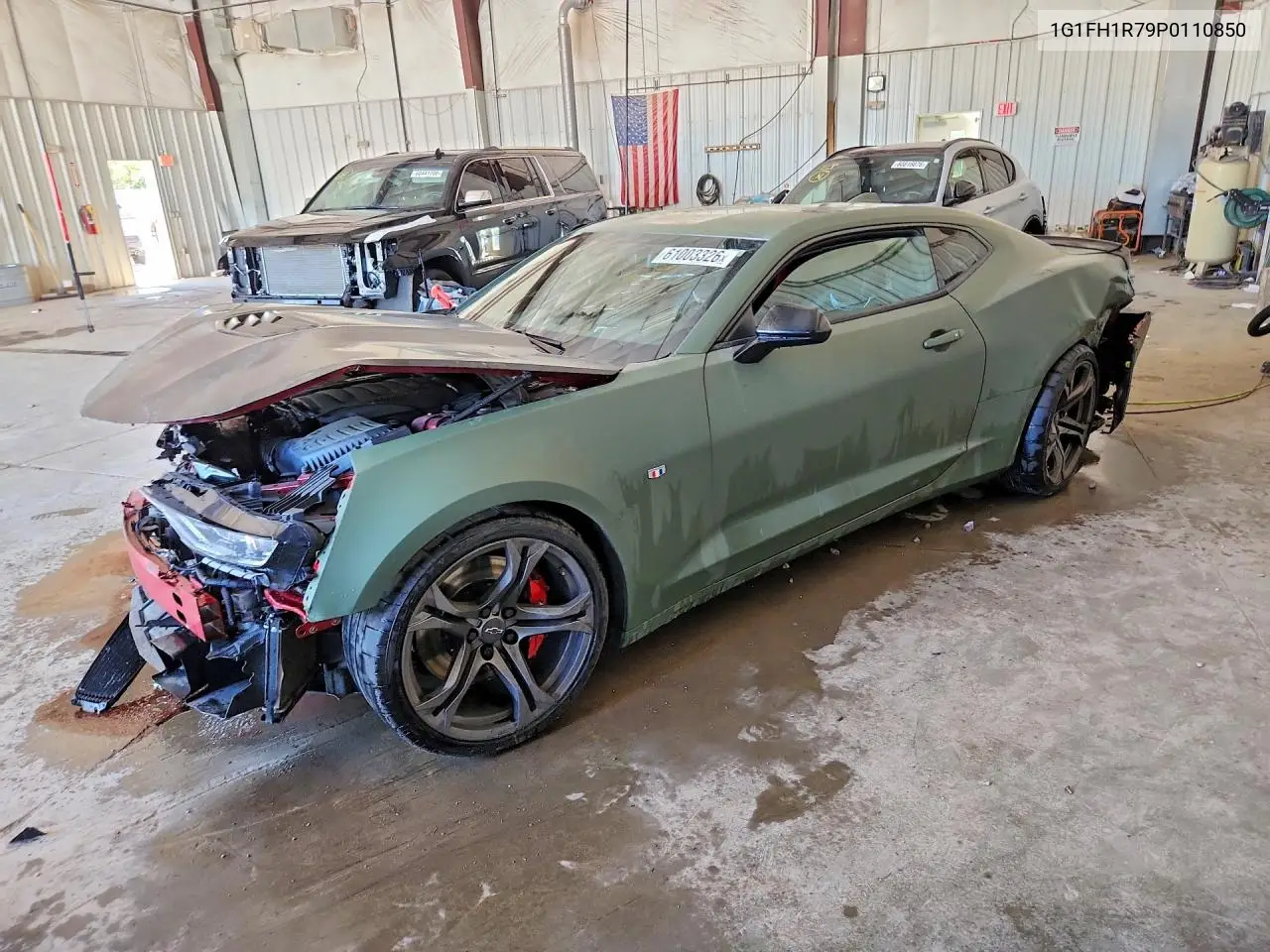 2023 Chevrolet Camaro Ss VIN: 1G1FH1R79P0110850 Lot: 61003326
