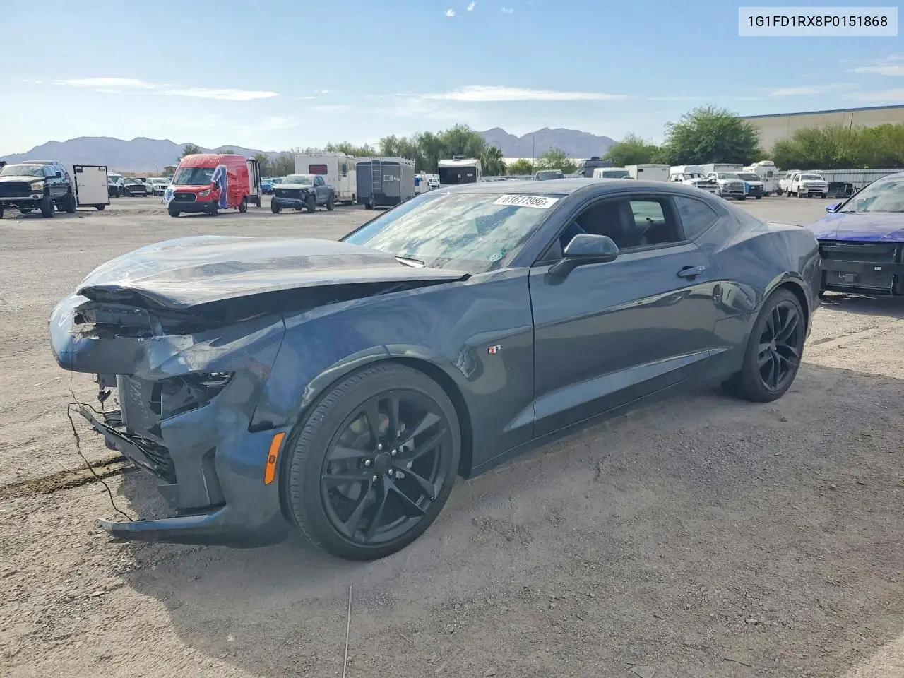 2023 Chevrolet Camaro Lt VIN: 1G1FD1RX8P0151868 Lot: 61617986