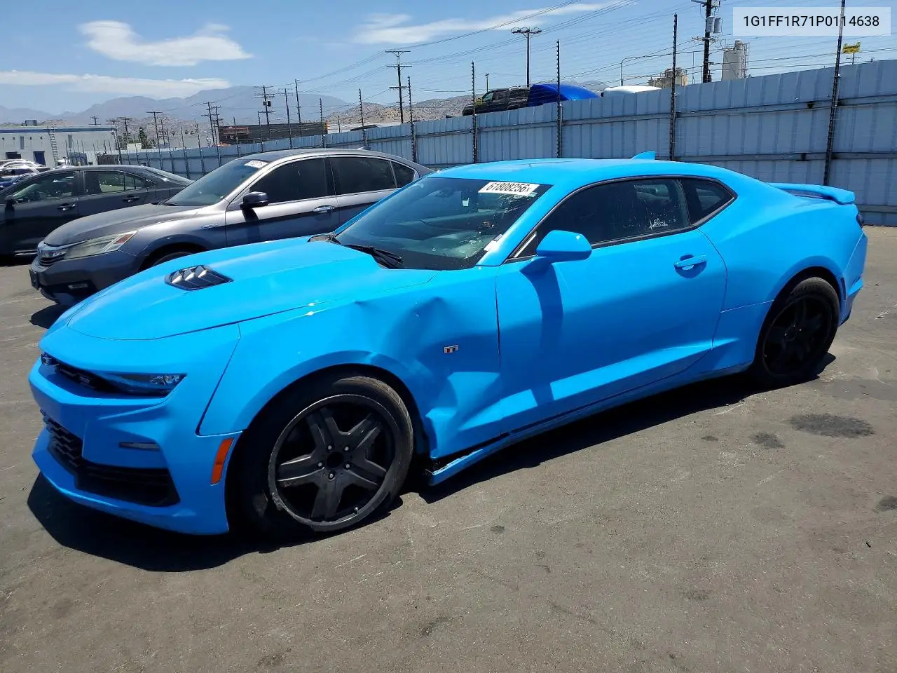 2023 Chevrolet Camaro Lt1 VIN: 1G1FF1R71P0114638 Lot: 61808256