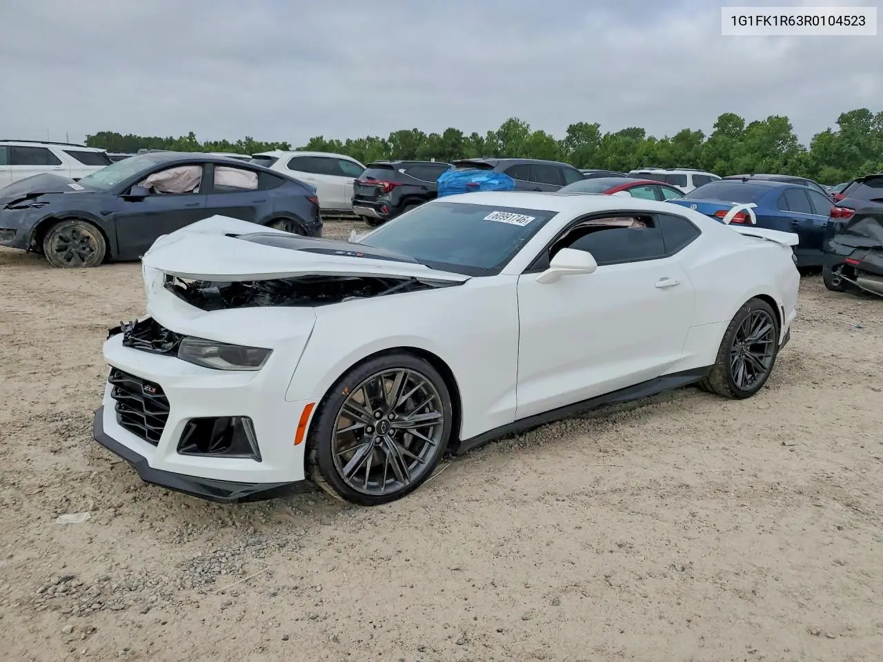 2024 Chevrolet Camaro Zl1 VIN: 1G1FK1R63R0104523 Lot: 60991746