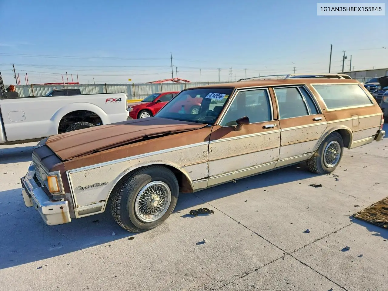 1984 Chevrolet Caprice Classic VIN: 1G1AN35H8EX155845 Lot: 47149656