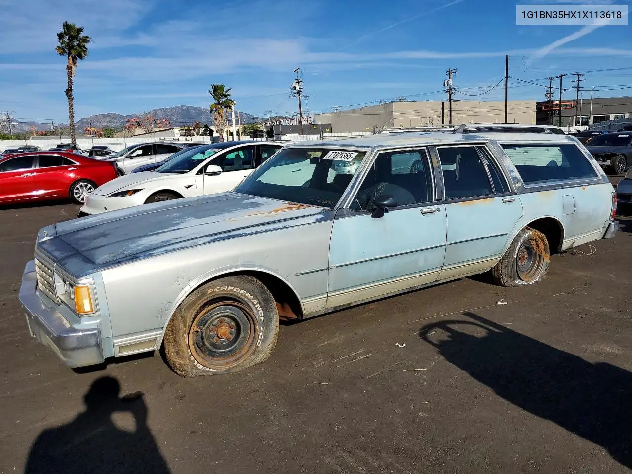 1985 Chevrolet Caprice VIN: 1G1BN35HXFX113618 Lot: 77825365