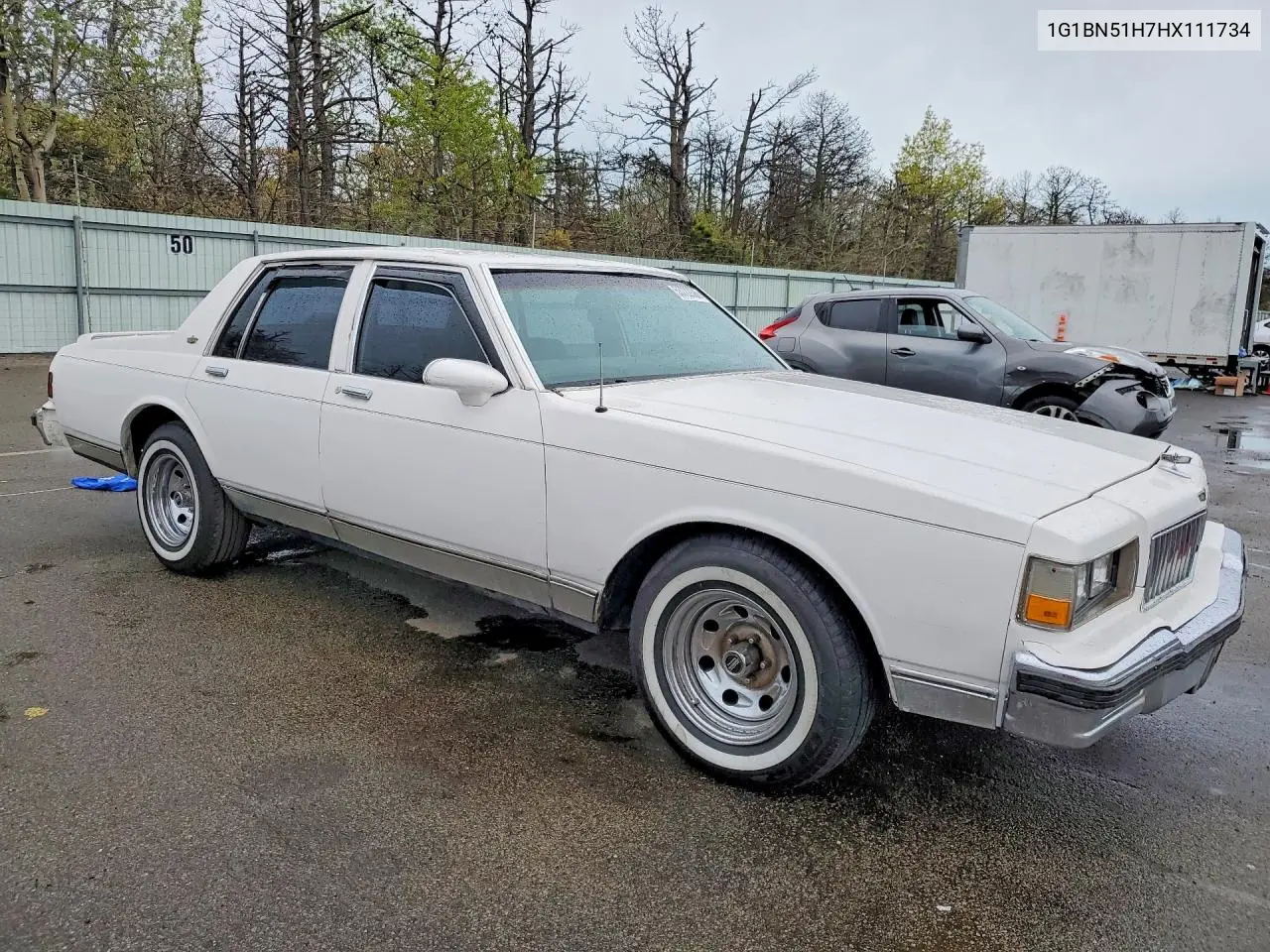 1987 Chevrolet Caprice Classic VIN: 1G1BN51H7HX111734 Lot: 53722826