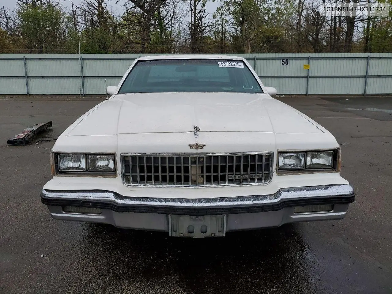 1987 Chevrolet Caprice Classic VIN: 1G1BN51H7HX111734 Lot: 53722826