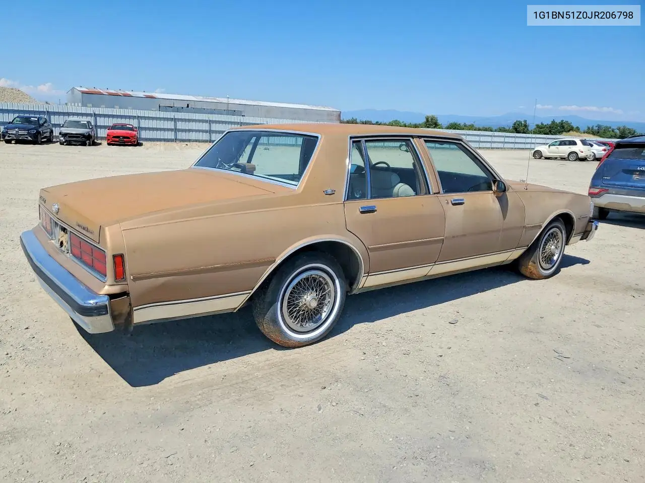1988 Chevrolet Caprice Classic VIN: 1G1BN51Z0JR206798 Lot: 58790746