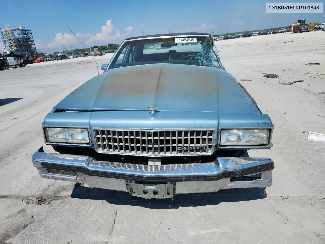 1989 Chevrolet Caprice Classic Brougham VIN: 1G1BU51E0KR101843 Lot: 46379596