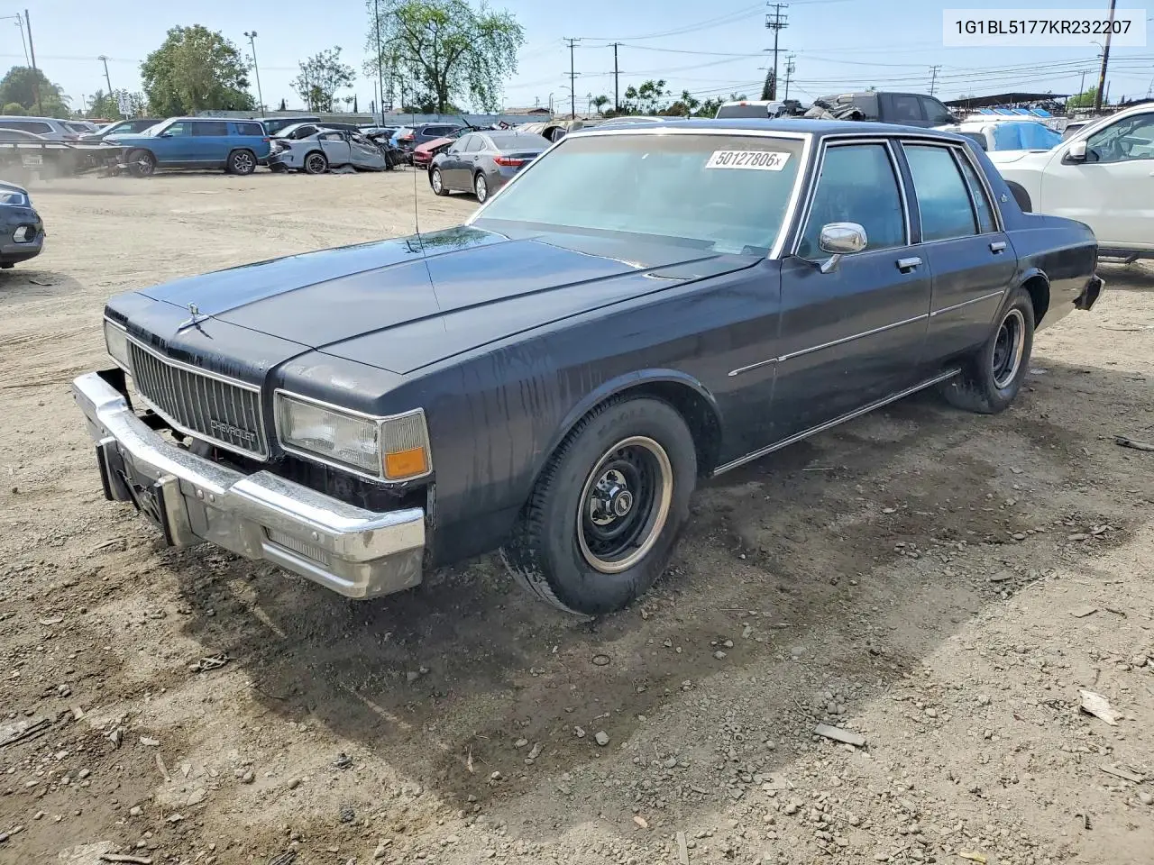 1989 Chevrolet Caprice VIN: 1G1BL5177KR232207 Lot: 50127806