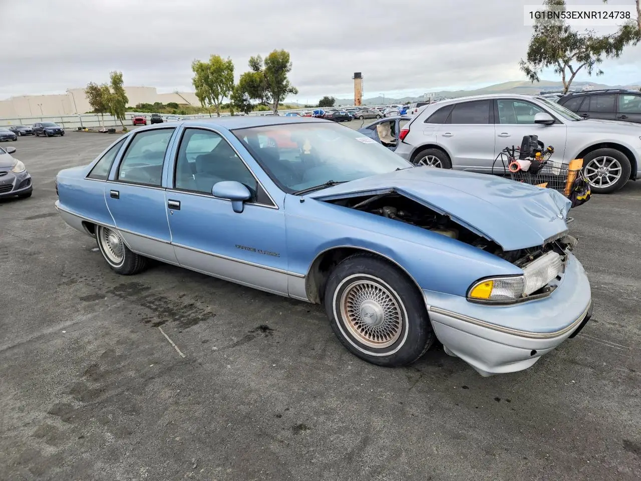 1992 Chevrolet Caprice Classic Ltz VIN: 1G1BN53EXNR124738 Lot: 49665216