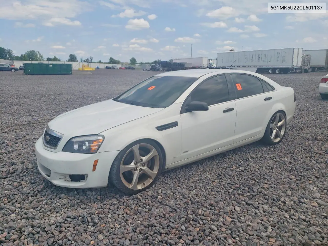 2012 Chevrolet Caprice Police VIN: 6G1MK5U22CL601137 Lot: 57051546