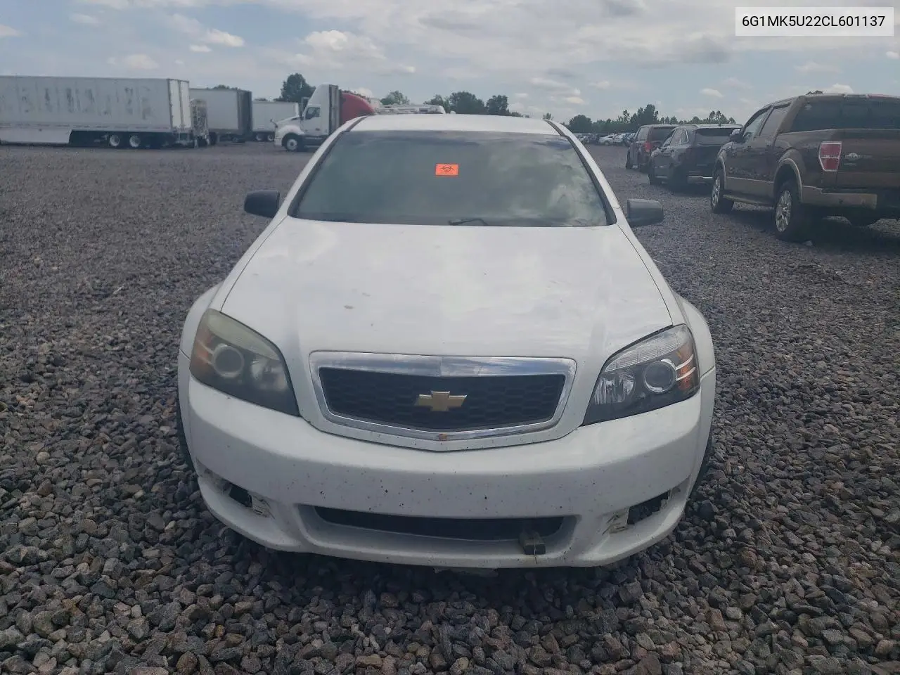 2012 Chevrolet Caprice Police VIN: 6G1MK5U22CL601137 Lot: 57051546