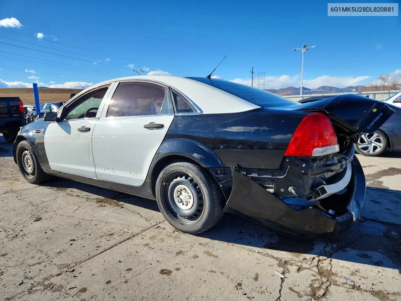 2013 Chevrolet Caprice Police VIN: 6G1MK5U28DL820881 Lot: 97515185