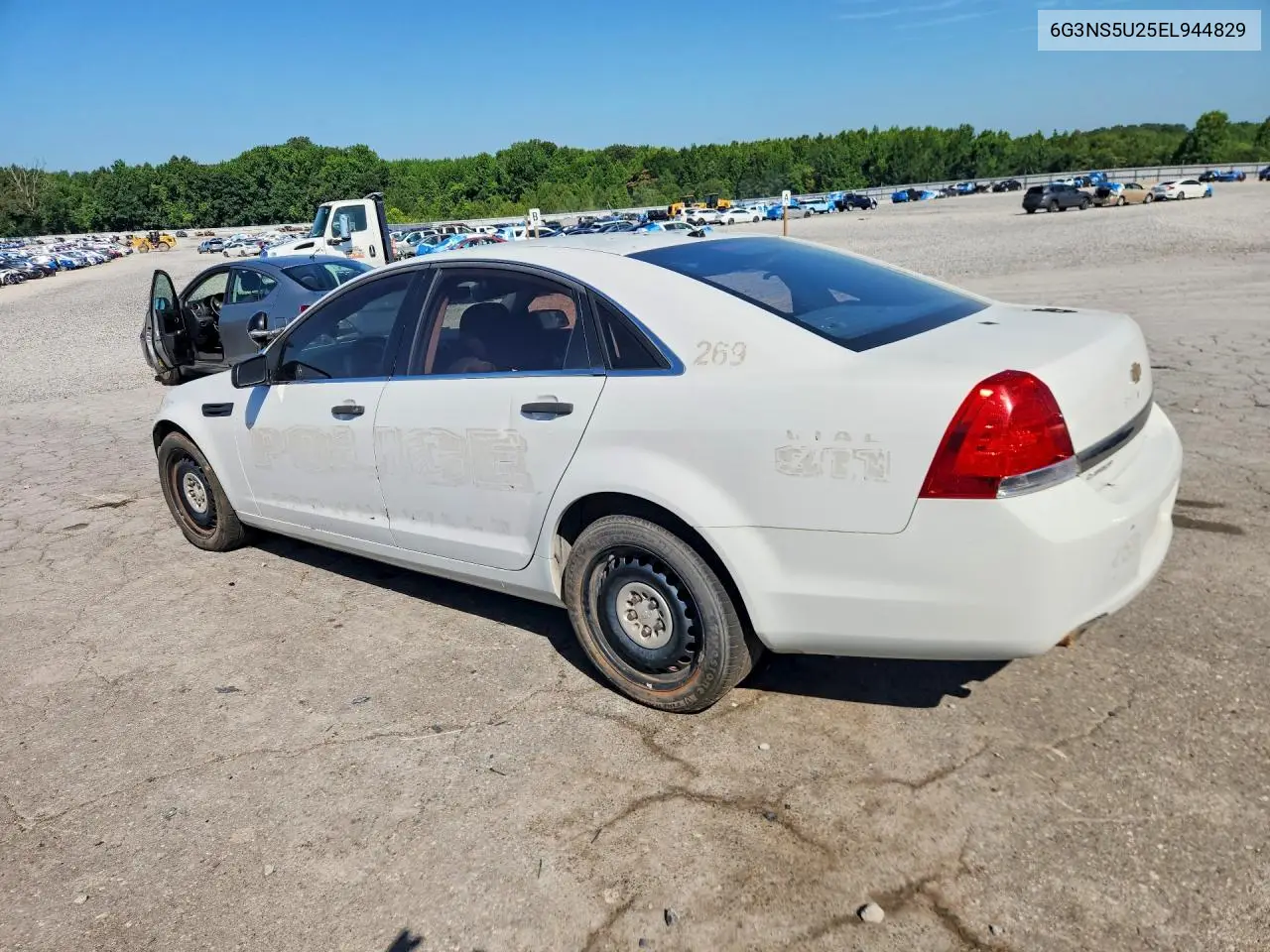 2014 Chevrolet Caprice Police VIN: 6G3NS5U25EL944829 Lot: 56806686