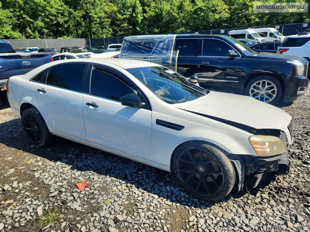 2014 Chevrolet Caprice Police VIN: 6G3NS5U22EL971552 Lot: 58441216