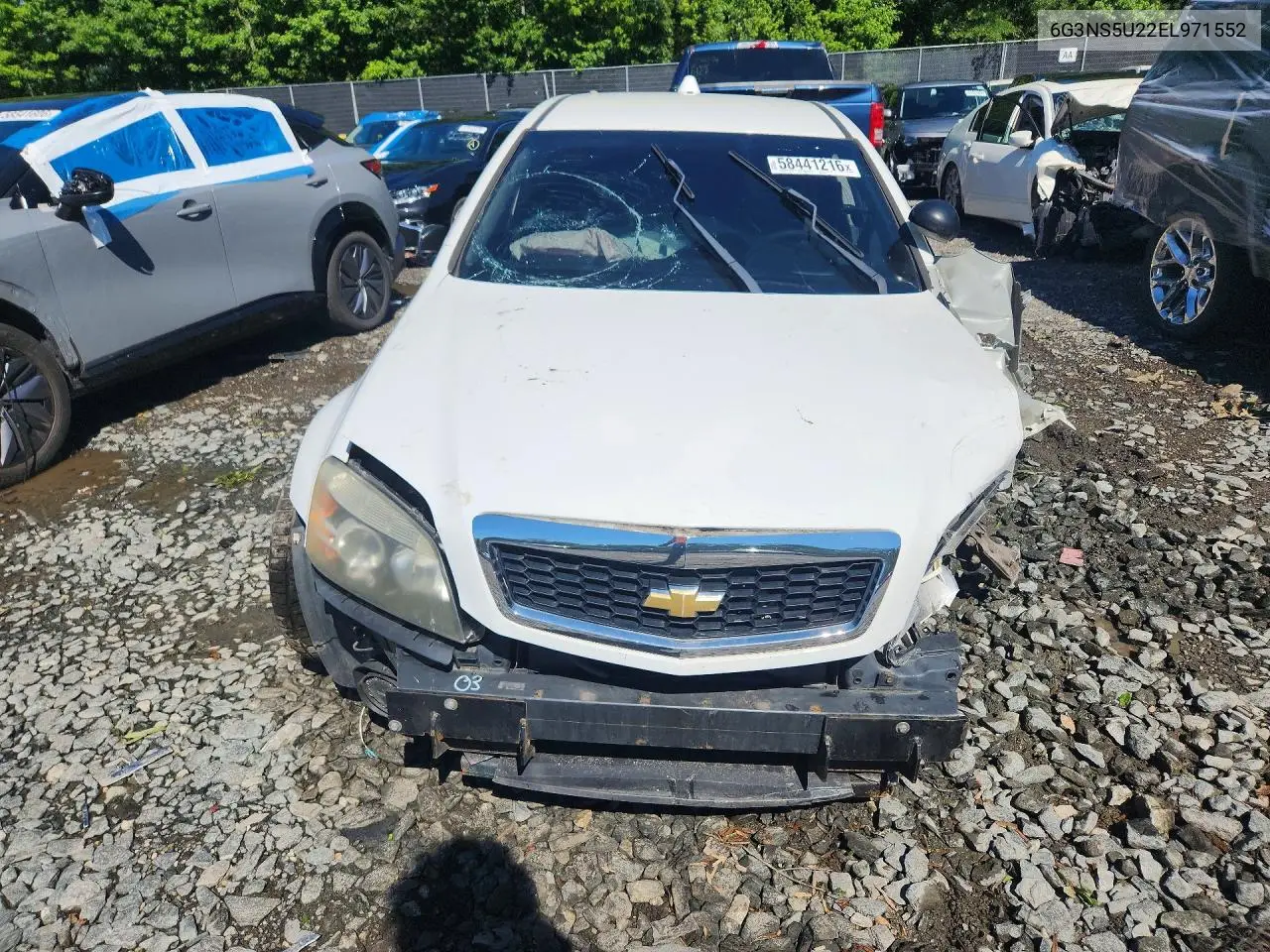 2014 Chevrolet Caprice Police VIN: 6G3NS5U22EL971552 Lot: 58441216