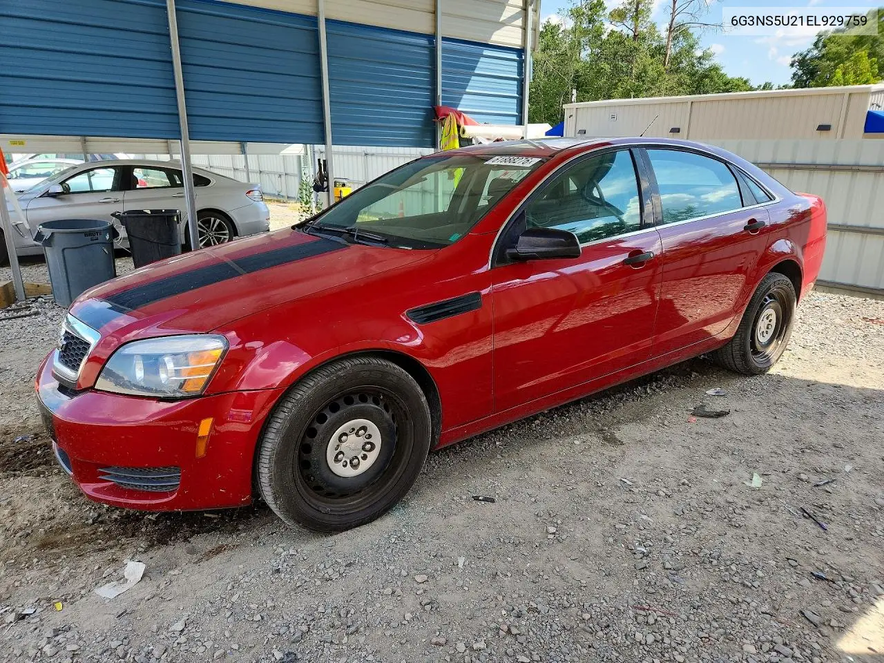 2014 Chevrolet Caprice Police VIN: 6G3NS5U21EL929759 Lot: 61888276