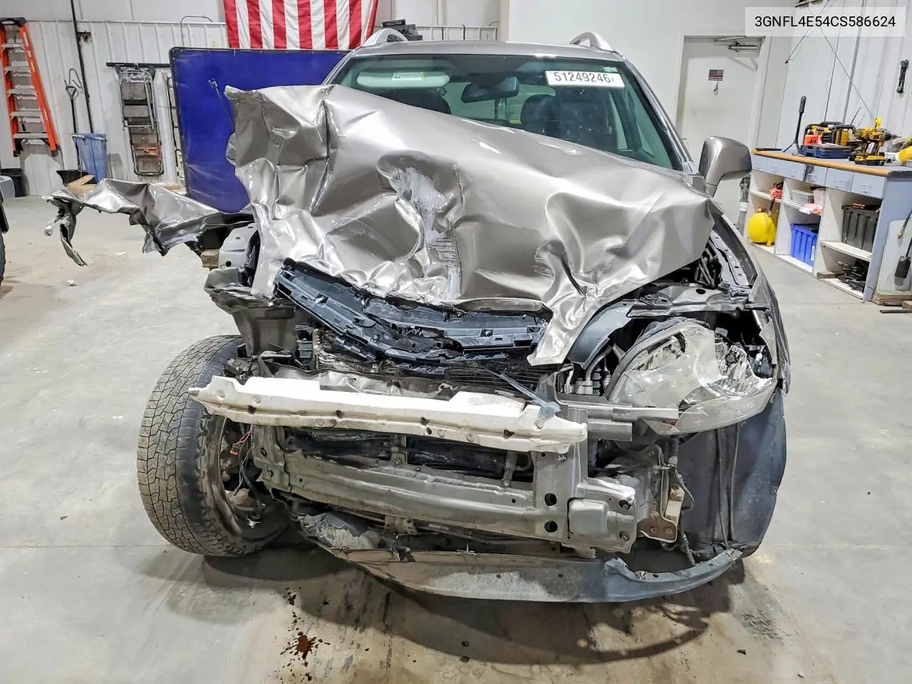 2012 Chevrolet Captiva Sport VIN: 3GNFL4E54CS586624 Lot: 51249246