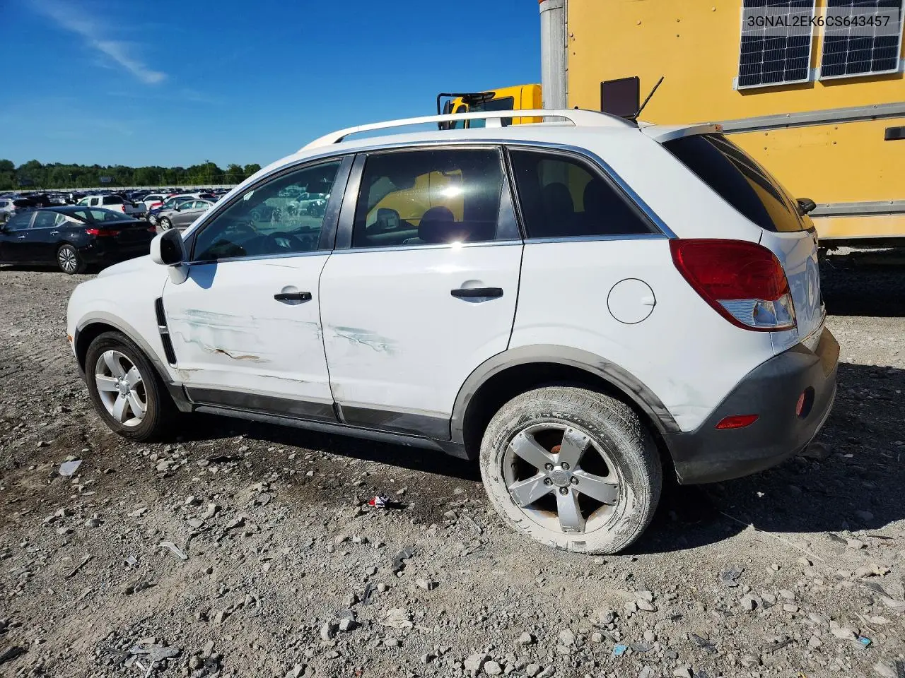 2012 Chevrolet Captiva Sport VIN: 3GNAL2EK6CS643457 Lot: 54986676